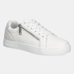 CALVIN KLEIN - Pantofi sport de piele cu detaliu cu fermoar, CALVIN KLEIN JEANS CALVIN KLEIN - Pantofi sport de piele cu detaliu cu fermoar, CALVIN KLEIN JEANS