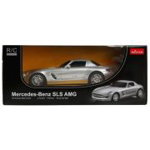 Masina cu telecomanda Mercedes-Benz SLS AMG argintiu, scara 1: 24, Rastar, 