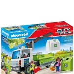 Playmobil PM71431 Camion de reciclare sticla cu container, PlayMobil