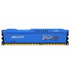 Memorie Desktop Kingston Fury Beast 8GB DDR3 1600Mhz Blue, Kingston