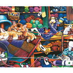 Puzzle Master Pieces - Knittin Kittens, 1.000 piese XXL (Master-Pieces-71827), Master Pieces