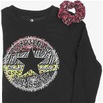 Converse Kids All Star Logo-Print T-Shirt Culoarea Black BM8108575
