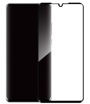 Folie Huawei P30 Lemontti Sticla Full Fit Black