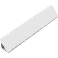 Profil înălţător blat de bucatarie din aluminiu, alb, 4 m, Scilm