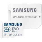 Memory Card Samsung microSD MB-MC256SA EU EVO Plus 256GB + adapter, Samsung