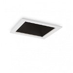 Spot incastrabil LED GAME patrat, alb, negru, 11W, 1000 lm, lumina calda (3000K), 192352, Ideal Lux, Ideal Lux
