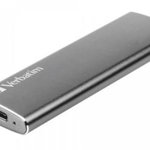 SSD Extern Verbatim VX500, 120GB, USB 3.1 Type C (Negru), Verbatim