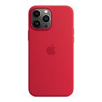 Husa de protectie Apple Silicone Case with MagSafe pentru iPhone 13 Pro Max, (PRODUCT)RED