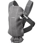 Marsupiu anatomic BabyBjorn Mini, Gri inchis