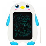 Tableta copii LCD Pinguin cu buton de stergere, 26 x 21 cm, Portocaliu, WP6020-B RCO