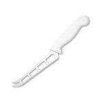 Cutit profesional pentru branzeturi, otel inoxidabil, 13cm, maner alb, Pirge