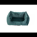 FERA Glamour canapea pentru caini, verde L 65x75x27 cm, FERA