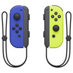 Controller Wireless Nintendo Joy-Con Pair Neon Blue & Neon Yellow pentru Nintendo Switch