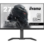 Monitor LED IIyama Gaming Black Hawk G-MASTER G2745QSU-B1 27 inch QHD IPS 1 ms 100 Hz FreeSync, IIyama