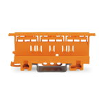 Suport sina Din pentru cleme Wago seria 221 - 4 mm²; for DIN-35 rail mounting/screw mounting; orange, Wago