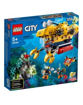 Lego City: Submarin De Explorare A Oceanului 60264, LEGO ®