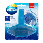 Set 4 x 55 g Odorizant Toaleta Solid Sano Bon 5 in 1 Fresh, Blue