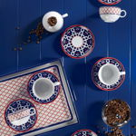 Set de cani de ceai, Multicolor, 26x9x36 cm, Kütahya Porselen