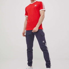 Tricou 3-STRIPES, HE9547, Barbati, Rosu