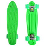 Penny Board Cu Lumini In Roti, verde