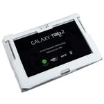 Husa Tableta Samsung Galaxy Tab P5100 Alb Piele Eco, OEM