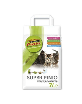 Asternut pentru pisici Super Pinio, Natural, 7l