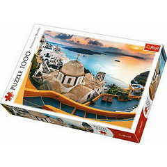 Puzzle Trefl din 1000 de piese - Santorini de basm