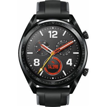 Smartwatch Watch GT Bluetooth 47 mm carcasa Otel Inoxidabil Negru
