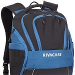Rucsac laptop RivaCase Sport 5265, 17.3inch (Negru/Albastru), RivaCase