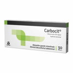 Carbocit, carbune activ 250mg/cpr, 30 cpr, Biofarm