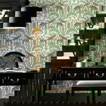Tapet Butterfly House, Bleumarin, York Wallcoverings, 5.6mp / rola