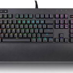 Tastatura Thermaltake KB-NER-TRBRUS-01, eSports Neptune Elite, cu fir, negru, EN, mecanica, iluminata RGB, Thermaltake