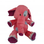 Jucarie de plus, elefant, roz 38 cm, Tavia Regal