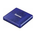 Cititor de carduri Hama USB 2.0 SD microSD CF Albastru 4047443342959