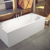 Cada dreptunghiulara Besco Vitae 180x80 cm