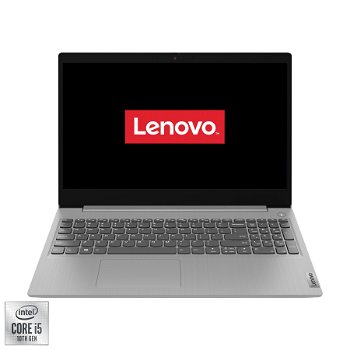 Laptop Lenovo IdeaPad 3 15IIL05, procesor Intel® Core™ i5-1035G1 3.60 GHz, 15.6", Full HD, 4GB, 512GB SSD, UHD Graphics, Platinum Grey, Lenovo