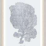 Tablou Framed Art Silver Coral I