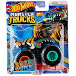 Masinuta Hot Wheels Monster Truck, Tiger Wrex, HLT06, Hot Wheels