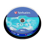 CD-R 700 MB Verbatim 10 bucati/set, Verbatim