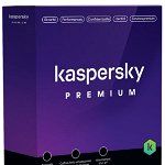 Antivirus Kaspersky PREMIUM, 5 Dispozitive, 1 An, Licenta noua, Electronica, Kaspersky