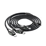 Cablu Benks D27 Snake Mamba 3in1 USB-C + 2x Lightning 1.5m