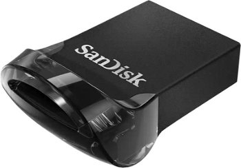 Memorie USB SANDISK Ultra Fit SDCZ430-128G-G46, 128GB, USB 3.1, negru