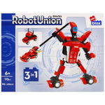 Joc constructie puzzle Roboti PVC Alleblox 105-115 piese J1313, Alleblox