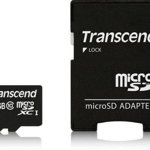 microSDXC 64GB Class 10 + SD Adapter, Transcend