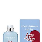 Apa de toaleta Dolce & Gabbana Light Blue Love is Love Pour Homme, 125 ml, pentru barbati