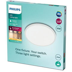 Plafoniera LED Philips Superslim CL550, intensitate luminoasa reglabila, 15W, 1500 lm, lumina neutra (4000K), 25cm, Alb, Philips