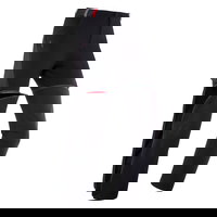 Pantalon Modulabil Drumeție la munte MH500 Negru Fete 7 - 15 ani