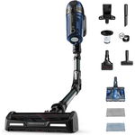 vertical XForce Flex 12.60 cu mop Aqua RH98C8WO, 320W, 45 minute autonomie, baza de incarcare, 0.9L, control Display, functie Boost, Albastru/ negru, ROWENTA