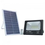 Reflector LED cu panou solar, 50W, 6000K, 4200 lumeni, baterie de 25000mAh, IP65, V-Tac SKU-94027, V-Tac