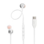 Casti cu fir In-Ear JBL Tune 310C, Microfon, Type-C, Alb